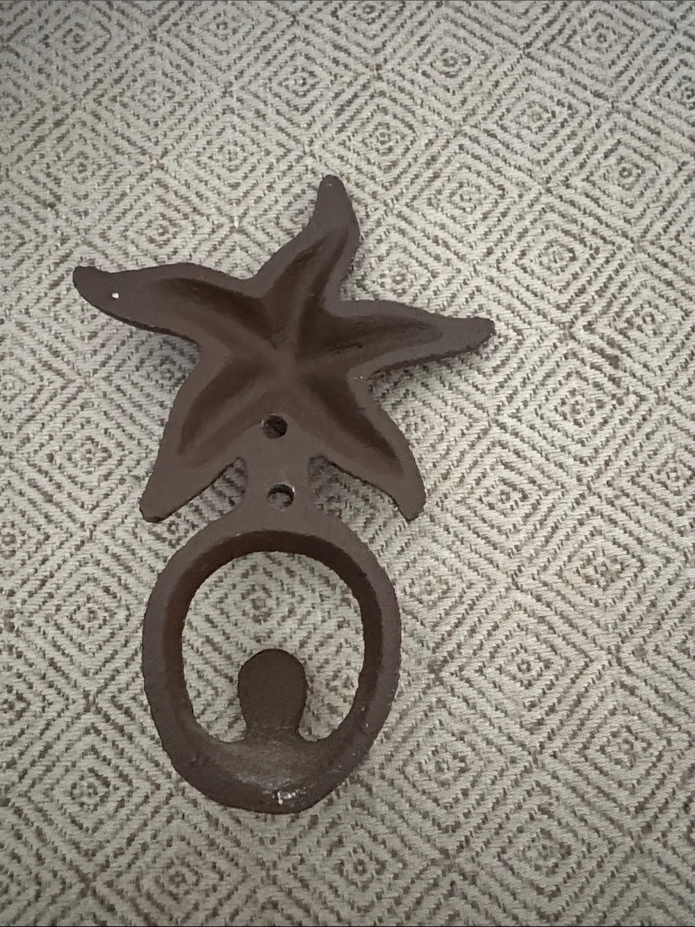 Cast Iron Starfish Wall Hook